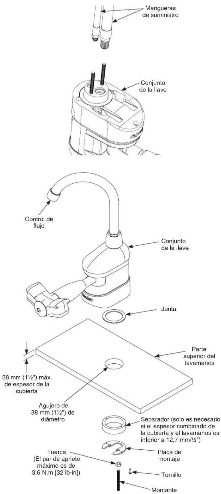 Bradley S19-500 - Instale el conjunto de la llave - 1