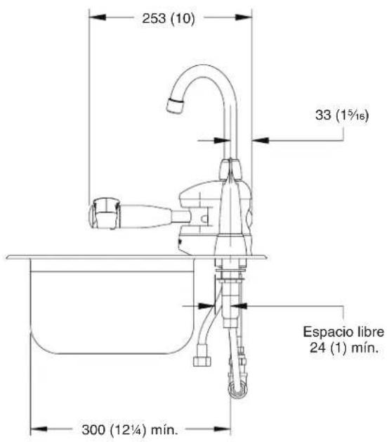 Bradley S19-500 - Dimensiones: S19-500W y S19-505W - 2