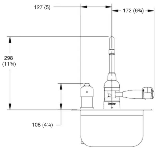 Bradley S19-500 - Dimensiones: S19-500M y S19-505M - 1