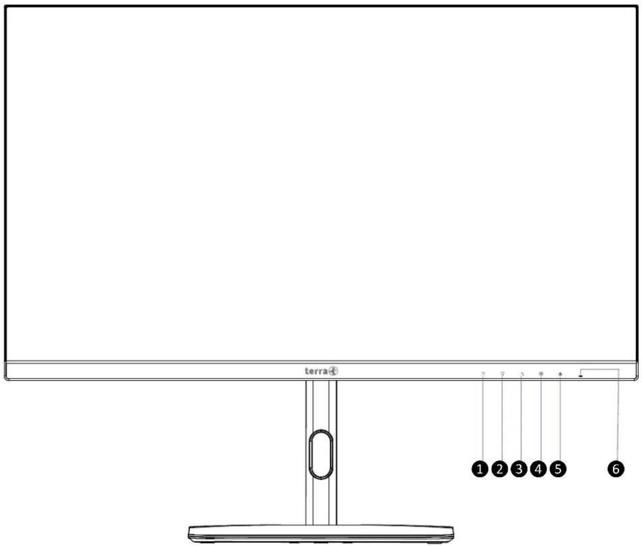 Terra 3295W PV - Angle de pivotment - 2
