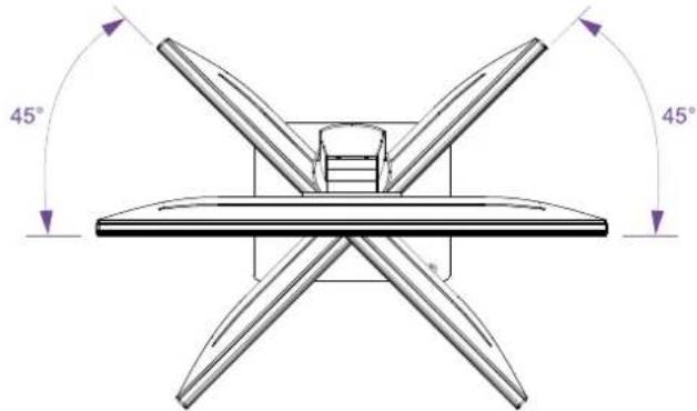 Terra 2775W PV - Angle de pivotment - 1