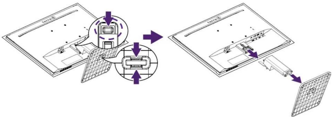 Terra 2448W - Dépose de la base du support - 1