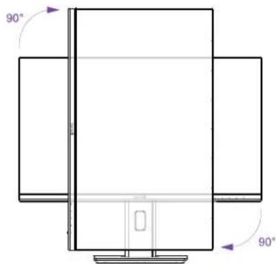 Terra 2772W PV - Angle de pivot - 1