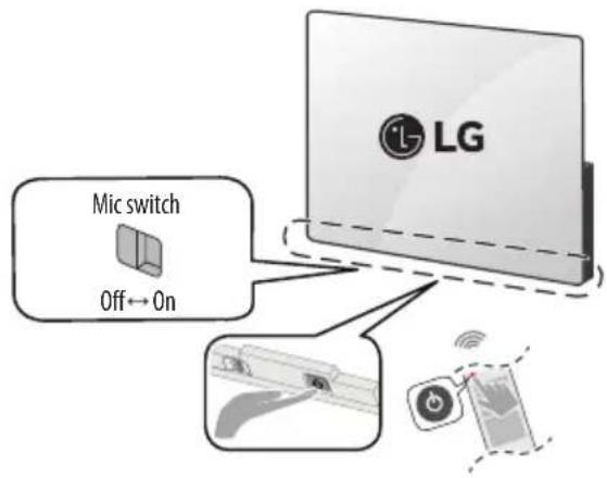 LG OLED55C5PUA - Turning on the TV - 1