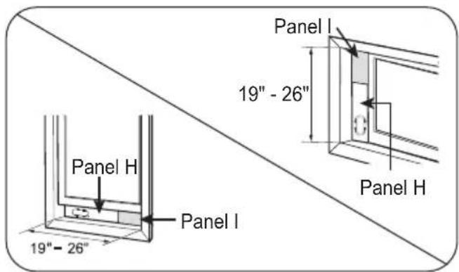 LG LP0825WSB - Window Vent Panel and Extensions(LP1025WSSM) - 5