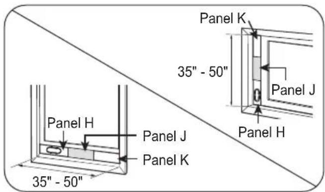 LG LP1025WSSM - Window Vent Panel and Extensions(LP1025WSSM) - 6