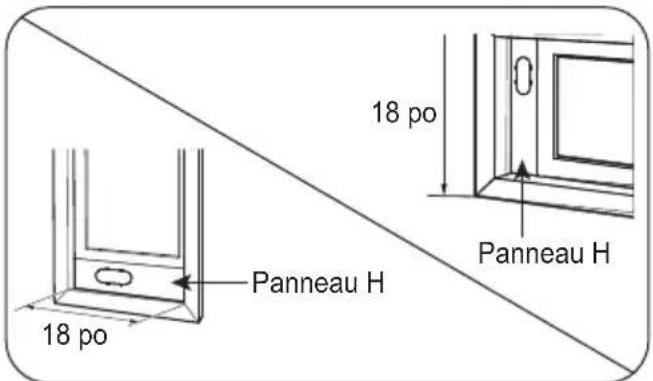 LG LP1025WSSM - Panneau d'évacuation pour fenêtre et extensions(LP1025WSSM) - 2
