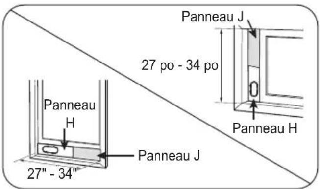 LG LP1025WSSM - Panneau d'évacuation pour fenêtre et extensions(LP1025WSSM) - 3