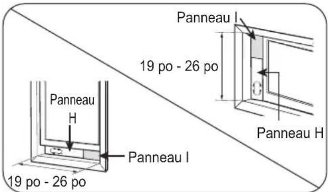 LG LP1025WSSM - Panneau d'évacuation pour fenêtre et extensions(LP1025WSSM) - 5