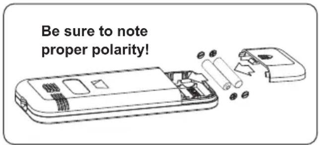 LG LP1025WSSM - Inserting Batteries - 1