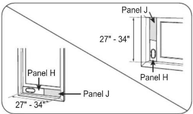 LG LP1025WSSM - Window Vent Panel and Extensions(LP1025WSSM) - 3