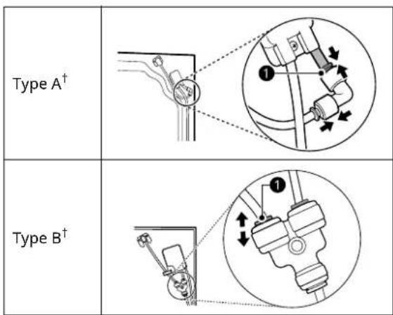 LG LF25S6560S - Removing the Left Refrigerator Door - 1