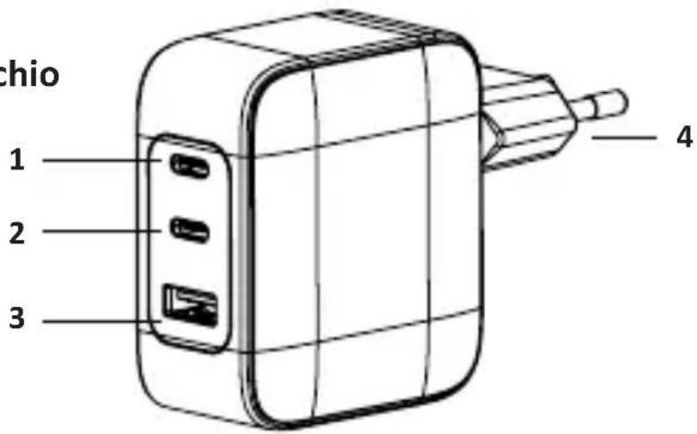 INTENSO W100ACC GaN - Panoramica dell'apparecchio - 1