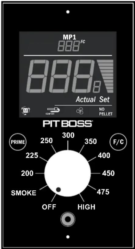 Pit Boss PB150PPS - DESCRIPCIÓN DEL TABLERO DE CONTROL - 1