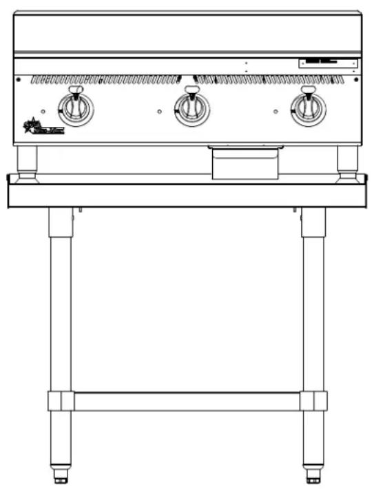 STAR 872TA - DO NOT INSTALL WITHOUT ATTACHING FEET OR SUPPLIED STAND LEGS AND SHELF - DO NOT REMOVE FEET. - 1