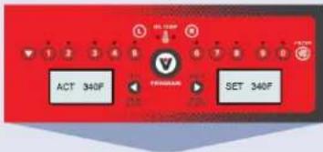 Vulcan 3TR65CF - AFFICHER LES RÉGLAGES : - 1