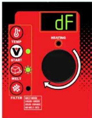 Vulcan 2VHG50AF - ALLUMAGE DE LA FRITEUSE - 5