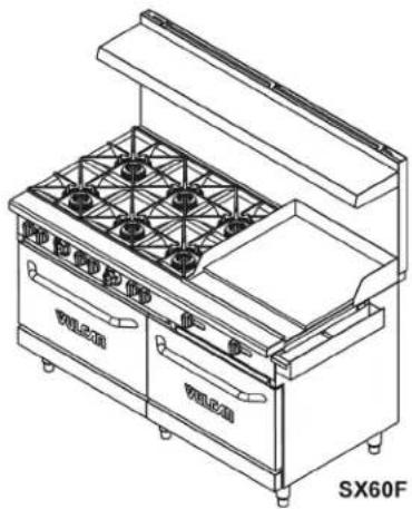 Vulcan SX60F - CATALOG OF REPLACEMENT PARTS - 2