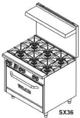 Vulcan SX60F - CATALOG OF REPLACEMENT PARTS - 1