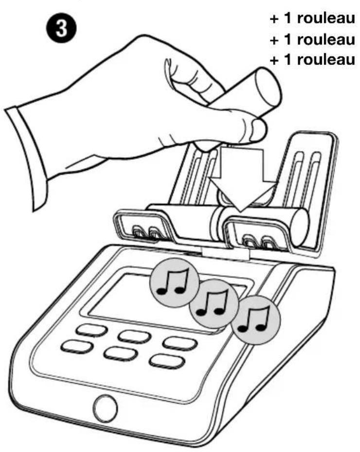 Safescan 6175 - Comptage des rouleaux et des sacs de pièces avec la reconnaissance automatique des rouleaux de pièces « AUTO » - 4