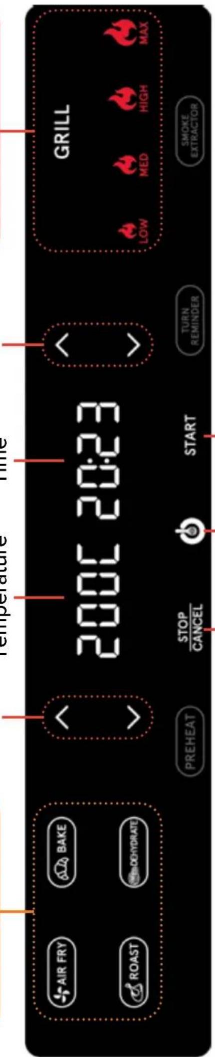 Gourmia GGA2150 - TEMP & TIME DISPLAY - 1