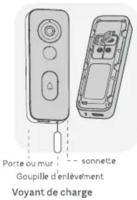 Xiaomi Smart Doorbell 3S - Recharge de la sonnette - 1