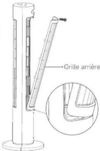 Grille arrière