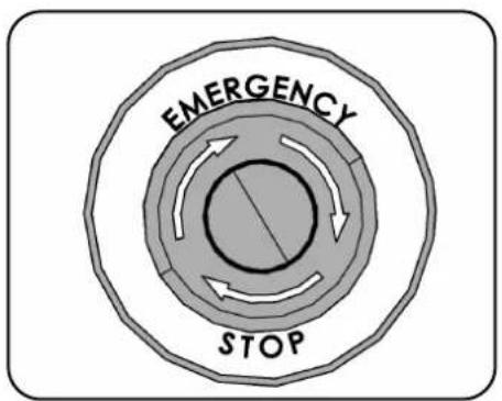 Numatic CRL8072 - Emergency Stop Button/ Horn - 1