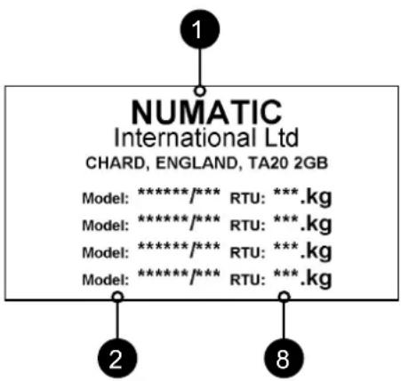 Numatic TBL6055T - Mit Service-Fachkraft in Verbindung treten - 3