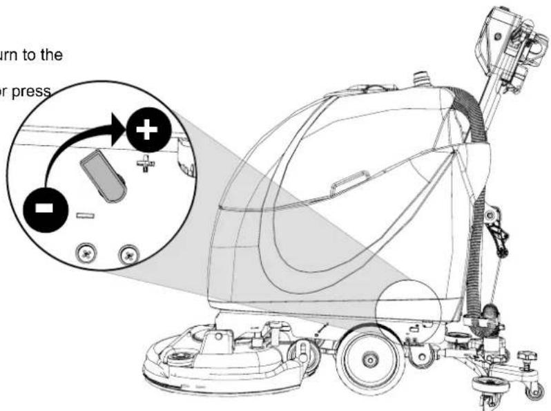 Numatic TBL4055 - Setting the Cleaning Controls - 2