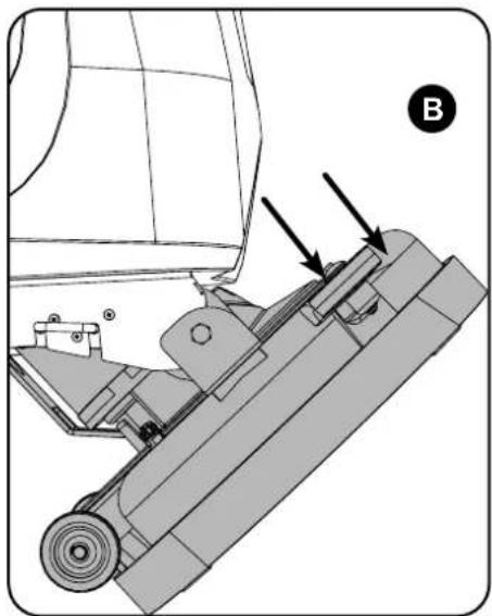 Numatic TBL4055 - Raising/Lowering the Brush Deck - 2