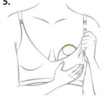 MEDELA Magic InBra - Uso del extractor de leche - 7