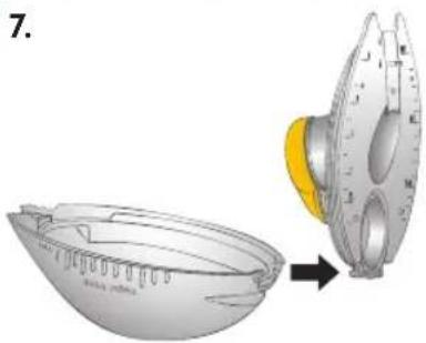 MEDELA Magic InBra - Desmontar o seu extrator de leite - 6
