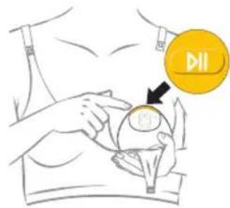 MEDELA Magic InBra - Accendere il tiralatte - 5