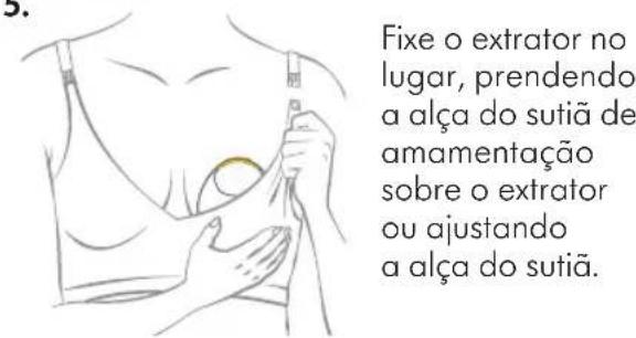 MEDELA Magic InBra - Utilizar o seu extrator de leite - 7