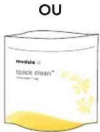 MEDELA Magic InBra - Lavagem e desinfeção - 7