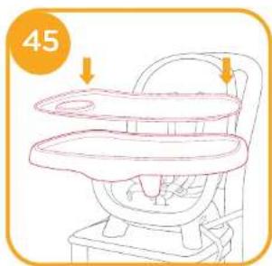 Joie Chestnut - Highchair Assembly - 40