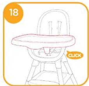 Joie Chestnut - Highchair Assembly - 9