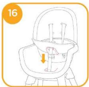 Joie Chestnut - Highchair Assembly - 14