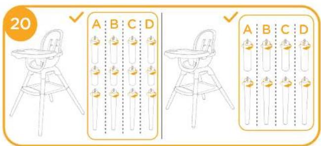 Joie Chestnut - Highchair Assembly - 13