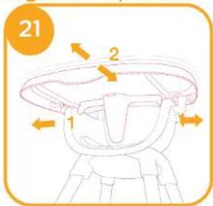 Joie Chestnut - Highchair Assembly - 16