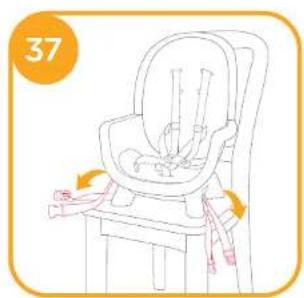 Joie Chestnut - Highchair Assembly - 34