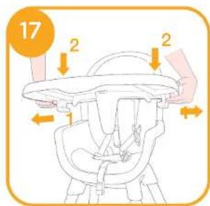 Joie Chestnut - Highchair Assembly - 15