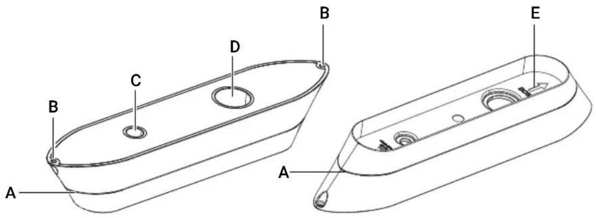 SIMRAD Active Imaging HD (Thru-Hull) - Coque à inclinaison prononcée : installation de sondes doubles - 1