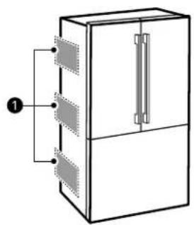 LG LF25Z6211S - Dimensions and Clearances - 1