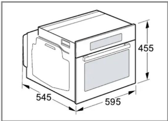 SIEMENS CE732GX.1 - Dimensioni apparecchio - 1