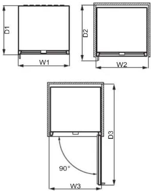 ELECTROLUX EWS4052B5B - Dimensijas - 2