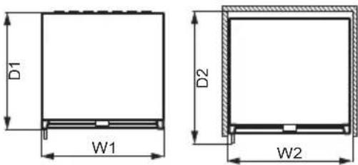 ELECTROLUX EWS4052B5B - Wymiary - 2