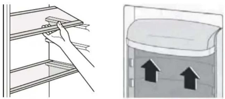 1 Freezer Congélateur °F/°C 7/-14 35/2 4/-16 37/3 0/-18 39/4 -4/-20 43/6 -7/-22 47/8 Freeze Boost Mode Congelation Rapide Vacation Mode Mode Vacance 3 4 Refrigerator Réfrigérateur 5 Freezer Congélateur 6 MODE 7