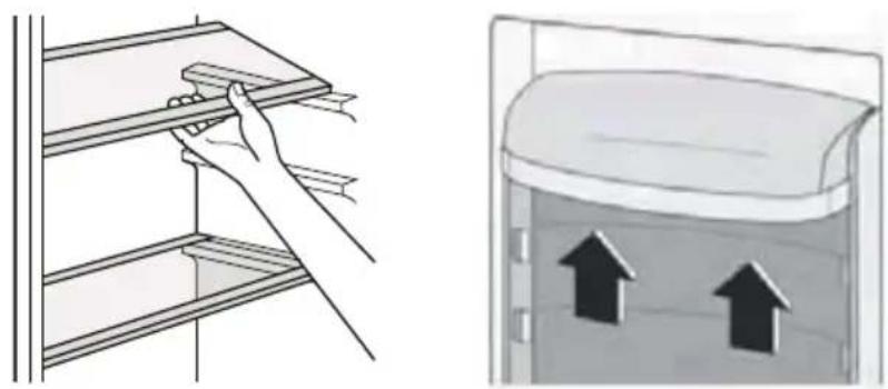 DANBY DFF212B1SLDB - Positioning the Door Balconies - 1